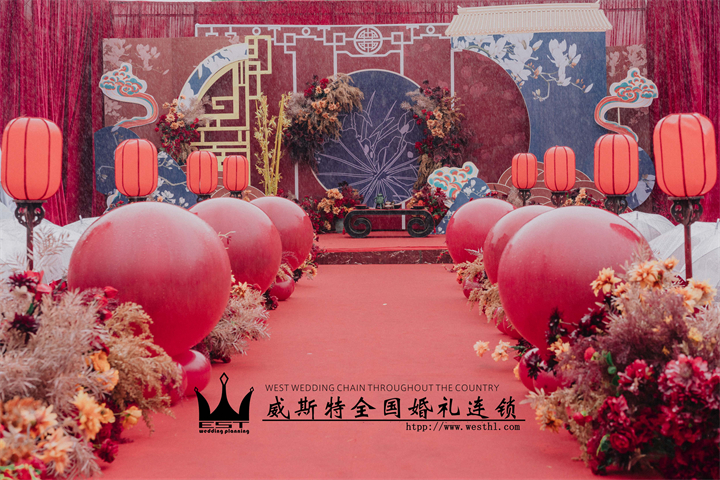 都江堰户外问花村婚礼-汉婚
